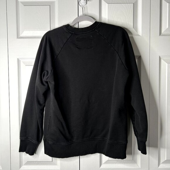 Horn Please! Black Lions 100% Cotton Crewneck Sweatshirt Women's Size Large L - Picture 8 of 8